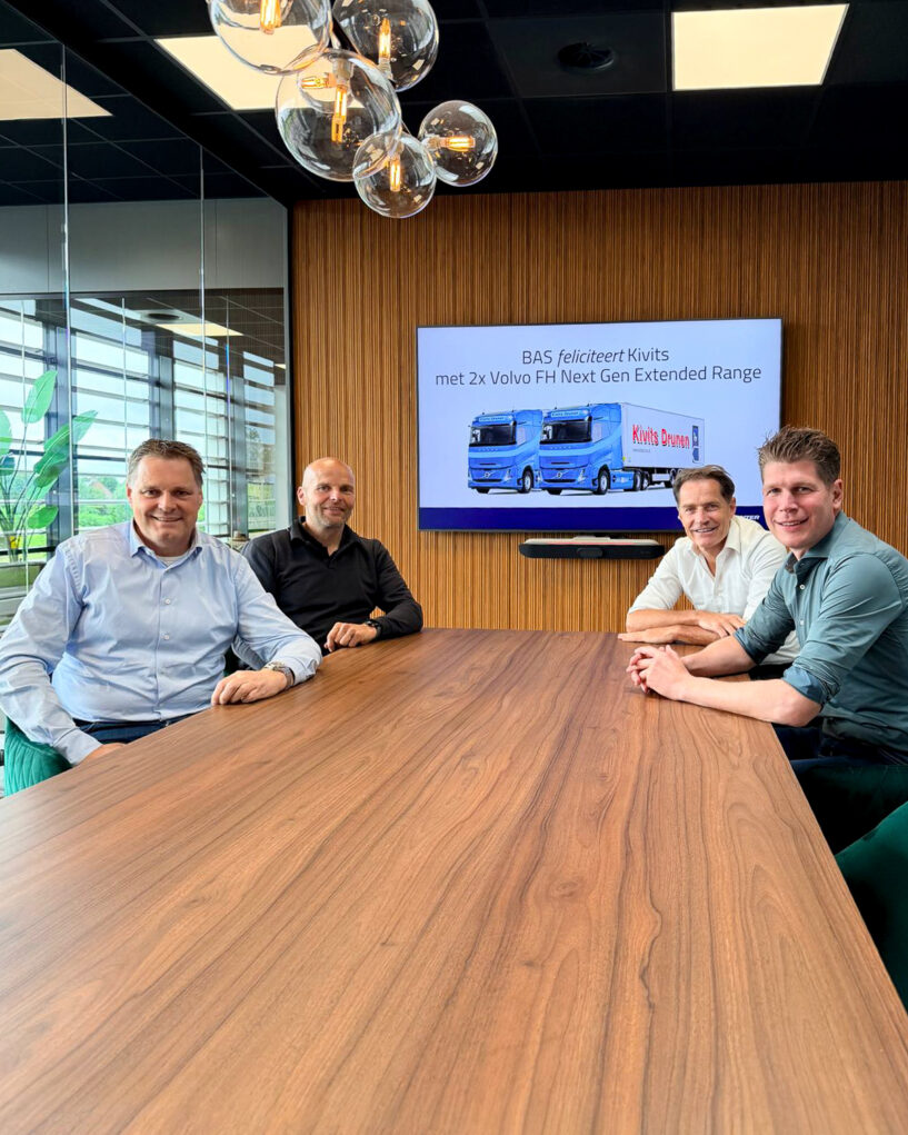 Kivits Drunen zet stap naar elektrisch langeafstandstransport met Volvo FH Aero Electric extended range