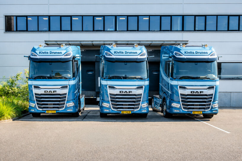 Kivits Drunen neemt drie nieuwe DAF LZV-trekkers in gebruik